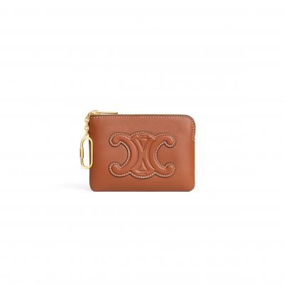 CELINE COIN PURSE IN SMOOTH CALFSKIN 10C663DR8.04LU (13*9*1cm)